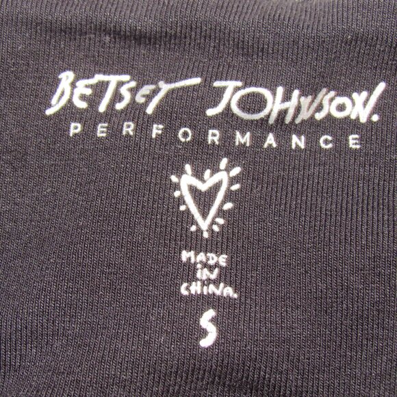 Betsey Johnson Performance Black Ruched Leggings 27" Women's S Small - Picture 10 of 10